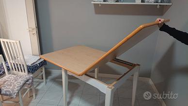 Tavolo allungabile 90x90cm