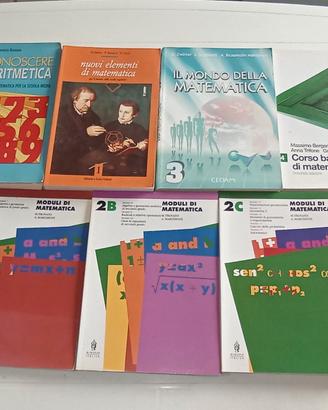 Matematica dalle basi agli interai, lotto 7 volumi
