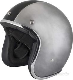 CASCO JET VINTAGE MOTO CAFE RACER STORMER LUCIDO