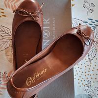 Ballerine in cuoio CafèNoir