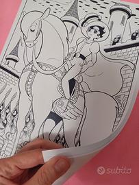 La principessa Zaffiro 🗡 Settei + disegni manga