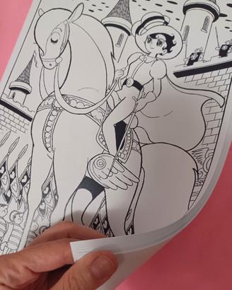 La principessa Zaffiro 🗡 Settei + disegni manga