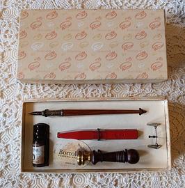 set penna e sigillo Bortoletti Fonderia Artistica