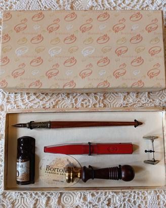 set penna e sigillo Bortoletti Fonderia Artistica