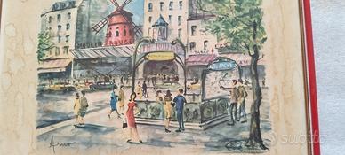 Antica  stampa redatta da Forlini Dante  AP