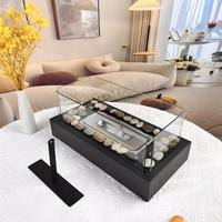 Camino Caminetto da Tavolo in Acciaio NUOVO Casa