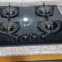 Piano cottura in vetro samit