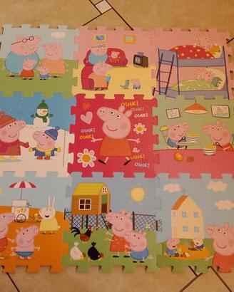 Tappeto puzzle Peppa Pig