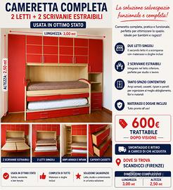 Cameretta completa zona Scandicci Firenze