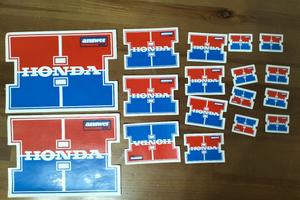 Stock 17 Adesivi Vintage Honda Answer Racing 