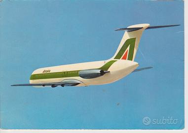Cartolina Alitalia Douglas DC-9/30