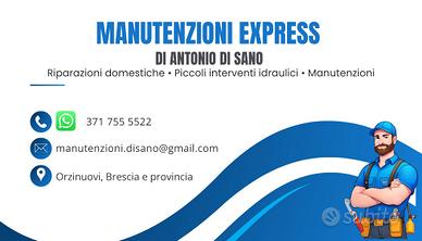Riparazioni idrauliche,domestiche e Manutenzioni