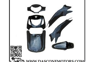KIT CARENE HONDA SH 125 / 150 6 PZ. NERO 2001 2004