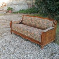 Divano antico inizi 900 in noce. Daybed, liberty