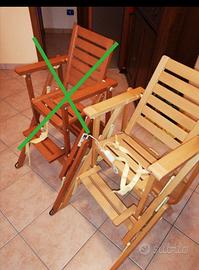 Seggiolone in legno Foppapedretti