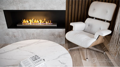 Biocamino incasso Mega150 angolare destro con vetr