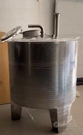 Serbatoio inox 1000 litri con agitatore/miscelator