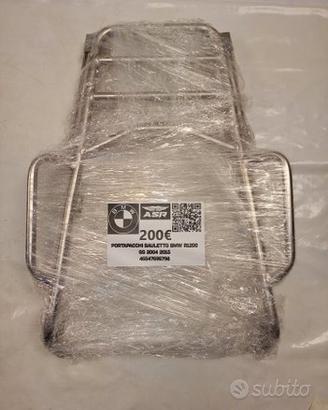 PIASTRA PORTA PACCHI POSTERIORE ARGENTO BMW R1200