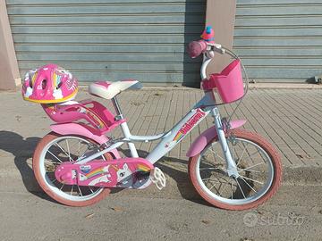 bici unicorno 16"
