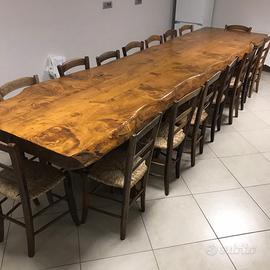 TAVOLO LEGNO MASSICCIO DESIGN