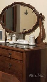 Camera da letto in radica di noce primi '900