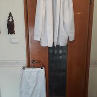 Completo donna in raso bianco 