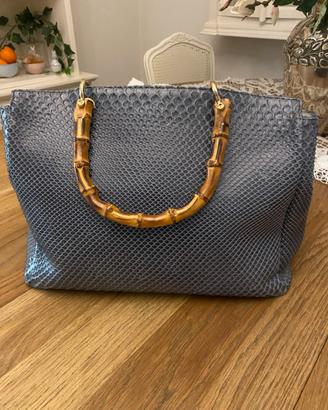 Borsa pelle serpente artigianale