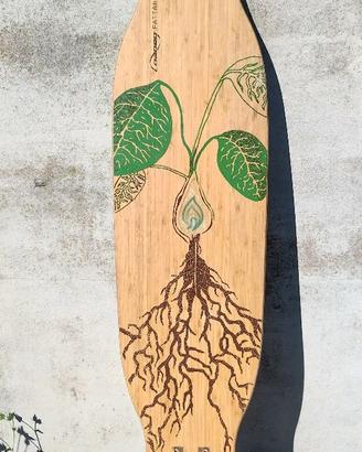 longboard deck loaded fattail flex 2