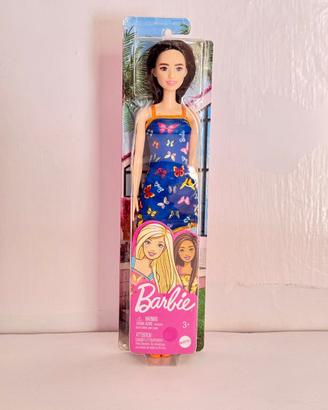 Barbie Abito Blu con Farfalle Colorate