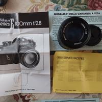 Obiettivo NIKON Serie E 100mm f-2.8