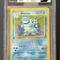 Blastoise set base prima edizione bgs 7.5