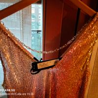 Vestito paillettes donna 