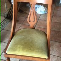 4 sedie in stile impero