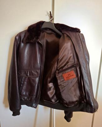 Giacca aviator pelle