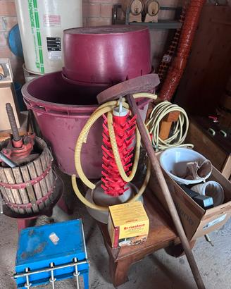 attrezzi per fare il vino