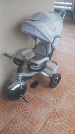 Triciclo bambino bambina con manico