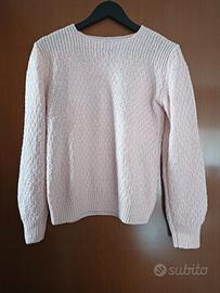 maglione rosa confetto vintage