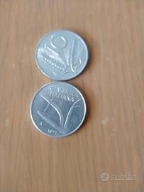 monete 10 lire spighe 