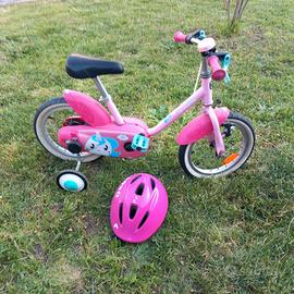 Bicicletta bambina 14" con rotelle
