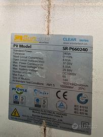 Pannelli fotovoltaici