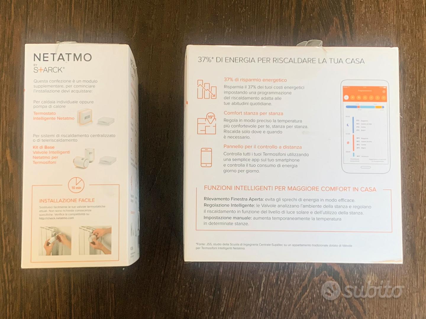 Netatmo valvole per termosifoni smart + Relè - Giardino e Fai da te In  vendita a Milano