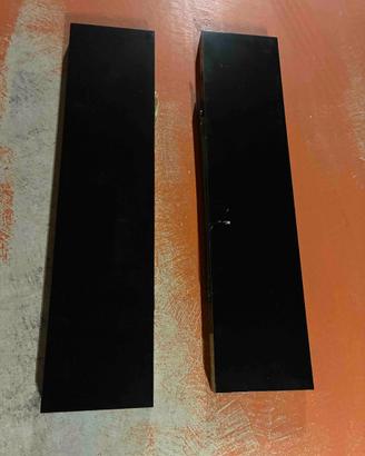 Coppia Mensole IKEA LACK Nere (110 cm)