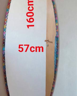 specchio da parete dipinto a mano