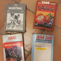 Cassette giochi Atari 2600 e 3600