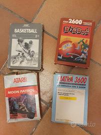 Cassette giochi Atari 2600 e 3600