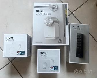 Combo Nuki Smart Lock Pro +Bridge+Opener+ Keypad2