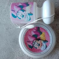 LAMPADA E OROLOGIO MINNIE