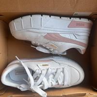 Sneakers PUMA Cali Dream bianche e rosa Platform