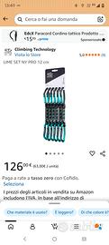 rinvii climbing technology lime pro da 17 cm