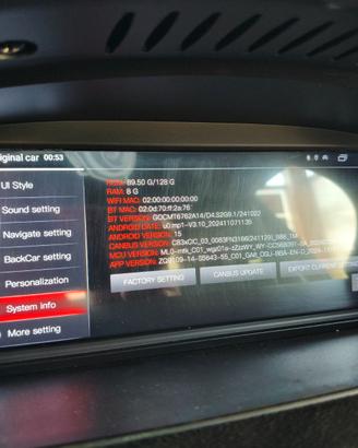 Carplay BMW CIC Android 15 8GB 128GB